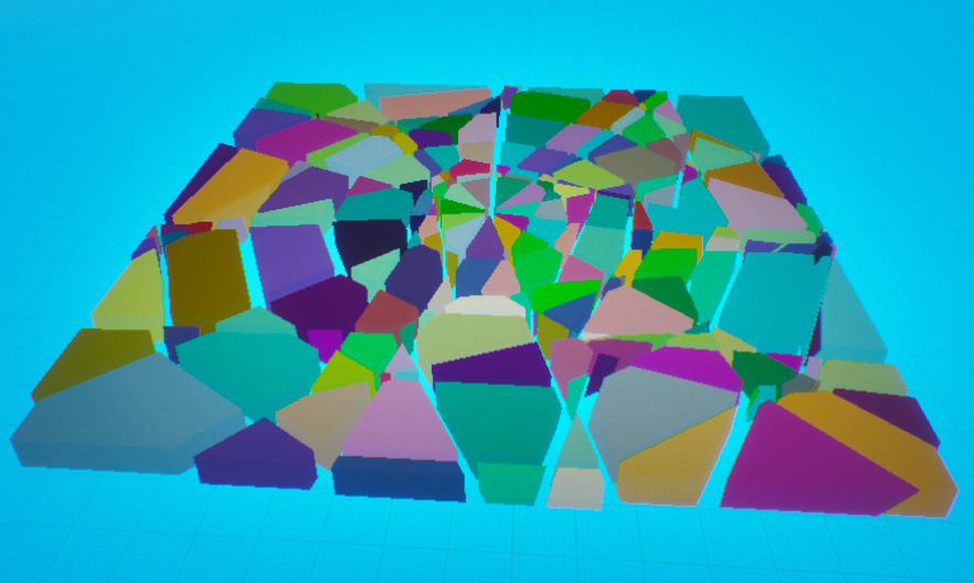 Destructible floor (fractured)